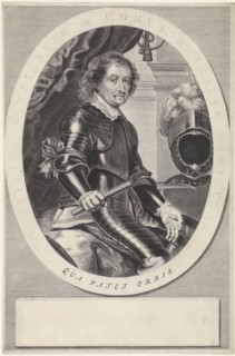 Portrait of Johan Maurits of Nassau-Siegen, Theodor Matham, Frans Jansz Post, 1635 - 1676