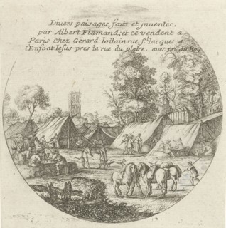 Tent camp, Albert Flamen, 1648-1683