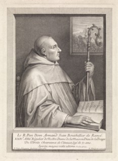 Portrait of Armand Jean Le Bouthillier de Rancé, Pieter van Schuppen, FranÃ§ois Muguet, Lodewijk