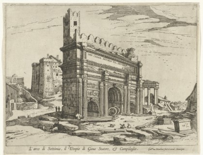 Arch of Septimius Severus and the Capitol, William of Nieulandt II, 1606-1628