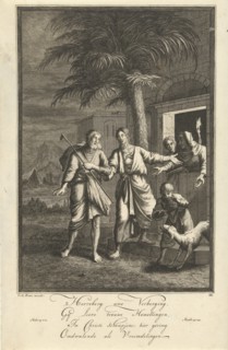 Foreigners hostels, Jan Luyken, Gerrit de Broen (Sr.), in or after 1695 - c. 1740