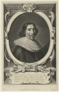 Portrait of Henry Meurs, Theodor Matham, Dirck Dircksz. van Santvoort, J. Hermans, 1639 - 1676