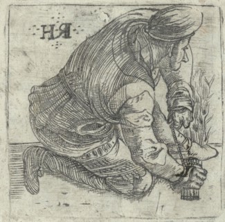 Flagellation of Christ, Monogrammist HR (graveur), Monogrammist RH (graveur), Hendrick Goltzius,