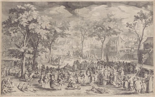 Country Fair, ca. 1610, William Isaacsz. van Swanenburg, Robert de Baudous, Richard Lubbaeus, 1595