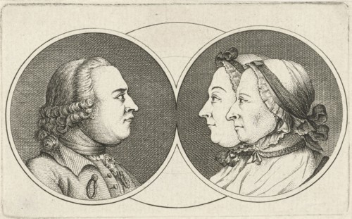 Portraits of Caspar Philips Jacobsz., His wife Margaretha Elisabeth Konsa Philips and their