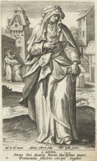 Saint Anna, Adriaen Collaert, Philips Galle, Cornelis Kiliaan, 1595-1599