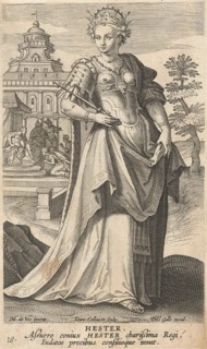Ester, Jan Collaert (II), Philips Galle, Cornelis Kiliaan, 1588 - 1597