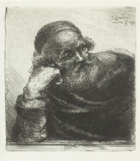 Old man, Jan Chalon, 1789