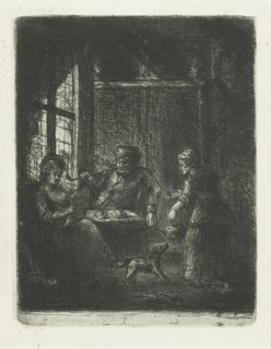 Living with couple, Jan Chalon, 1748 - 1795