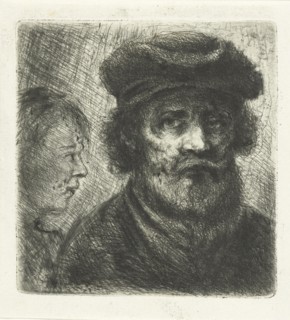 Two unknown men, print maker: Jan Chalon, 1748 - 1795