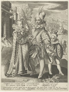 Third life of thirty years with soldier says goodbye to his wife and goes to war, Henricus