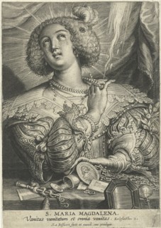 Mary Magdalene gets rid of its wealth, print maker: Schelte Adamsz. Bolswert, Peter Paul Rubens,