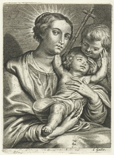Virgin and Child with Saint John the Baptist, Schelte Adamsz. Bolswert, Peter Paul Rubens, Cornelis