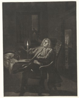Pipe Smoking Man, Pieter Louw, Cornelis Troost, 1743 - 1800