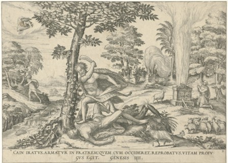 Cain and Abel, attributed to Symon Novelanus, 1577 - 1627