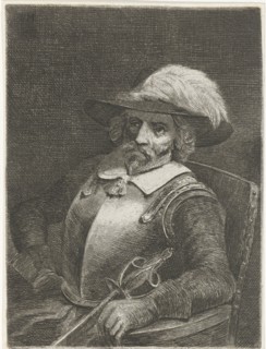 Sitting soldier, print maker: Christiaan Wilhelmus Moorrees, 1811 - 1867