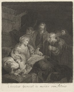 Christ heals the mother of Peter, Johannes Pieter de Frey, 1797