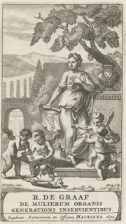 Title page for: Reinier de Graaf, The mulierum organisms generationi inservientibus tractatus