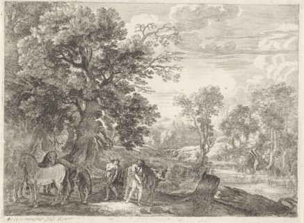 Mercury Batt gagging, Herman van Swanevelt, 1629 - 1655