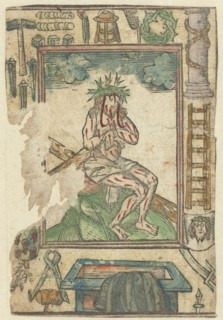 Christ sitting on the cross, Anonymous, 1490 - 1510