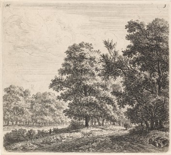 Two forest paths, Anthonie Waterloo, Basan et Poignant, Pierre FranÃ§ois Basan, 1630 - 1663