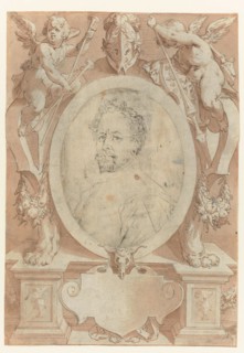 Portrait of B. Spranger, Jan Harmensz. Muller, 1595 - 1597