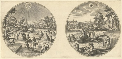 July and August, Adriaen Collaert, Hans Bol, Hans van Luyck, 1578 - 1582