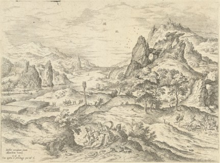 Venus mourns the death of Adonis, Hieronymus Cock, Matthys Cock, c. 1551 - before 1558