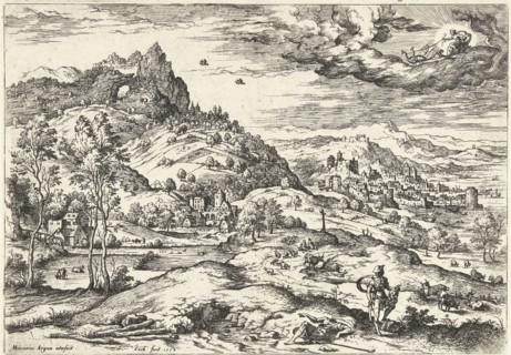 Mercury with the head of Argus, Hieronymus Cock, Matthys Cock, c. 1551 - before 1558