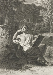 Callimachus invents the Corinthian pillar order, Lambertus Antonius Claessens, 1803