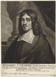 Portrait of Bernard Coop Ã  Groen, print maker: Pieter van den Berge, Hieronymus Wilhelm Snabelius,