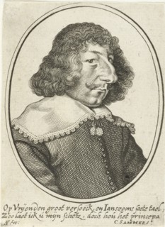 Portrait of Janszoon, print maker: Simon Frisius, C. Sammers, 1595 - 1628