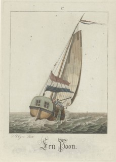 On open water, print maker: David Kleyne