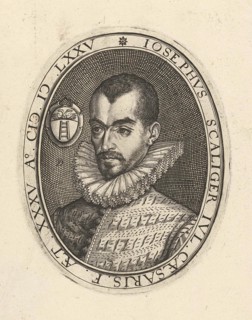 Portrait of Josephus Scaliger, Zacharias Dolendo, Hendrick Goltzius, c. 1590 - c. 1601