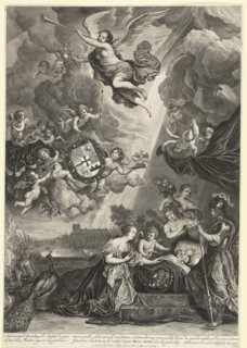 Allegory of the birth of Princess Maria Amalia of Nassau-Dietz, daughter of Hendrik Casimir,