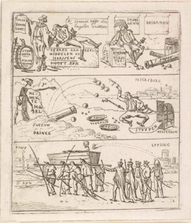 Three French defeats, Hermanus Fock, 1812 - 1813