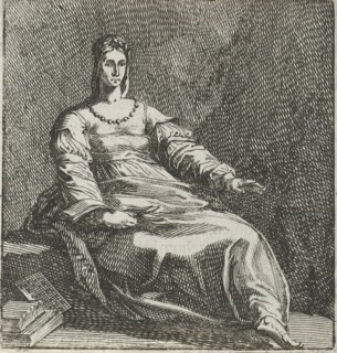Calliope, Pieter Nolpe, Hendrick Goltzius, Johannes Colom, 1650