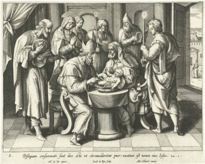 Circumcision of Christ, Jacques de Bie, Adriaen Collaert, 1598 - 1618