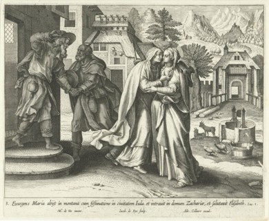 Visitation, Jacques de Bie, Adriaen Collaert, 1598 - 1618