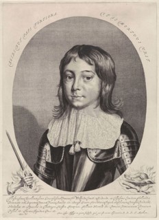 Portrait of Wolfert Brederode, Theodor Matham, 1649 - 1676