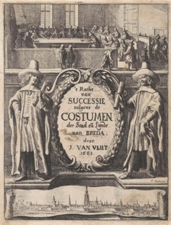 Two lawyers for courtroom, Abraham Dircksz Santvoort, Hendrick van Esch, Johannes van Esch (I),