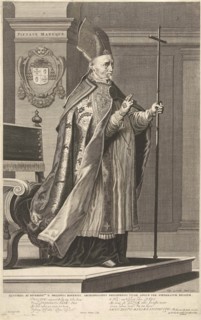 Portrait of Archbishop Philip of Rouveen, Jan Brouwer, Monogrammist LM (schrijver), Frederik de