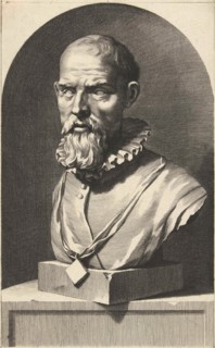 Portrait Bust of Peter Adriaansz. van der Werff, print maker: Hendrik Bary, Jan de Bisschop, 1657 -