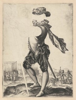 officer in the army, Hendrick Goltzius, 1585-1589
