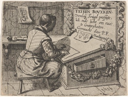 Pupil in a studio, Pieter Feddes van Harlingen, 1616