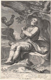 Penitent Peter H, Willem Isaacsz. van Swanenburg, Petrus Scriverius, Johannes Janssonius, 1608 -