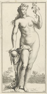 Personification of beauty, Arnold Houbraken, 1710 - 1719