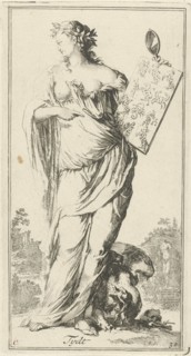 Personification of time, Arnold Houbraken, 1710 - 1719