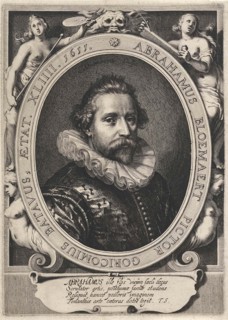 Portrait of Abraham Bloemaert, Willem Isaacsz. van Swanenburg, Theodorus Schrevelius, 1611