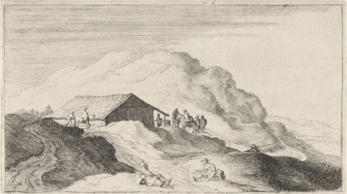 Barn in the dunes, Gillis van Scheyndel (I), 1605 - 1653